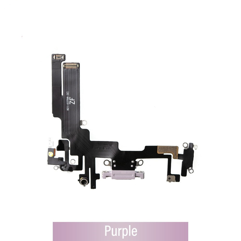 Red Charging Port for iPhone 14-Purple Red Charging Port for iPhone 14-Purple